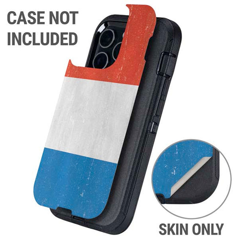 Netherlands Flag Distressed Otterbox Defender iPhone Skin